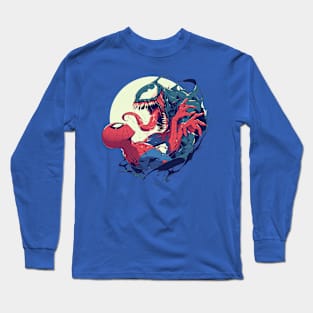 venom vs spiderman Long Sleeve T-Shirt